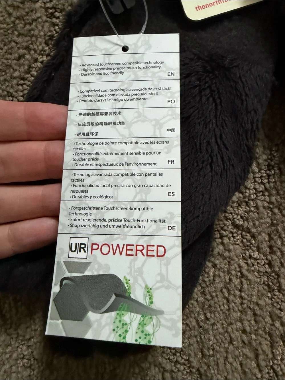 The North Face Girls' Denali Thermal Etip Gloves - Black